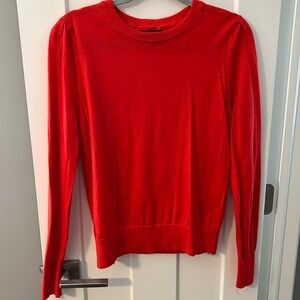 Banana Republic wool red sweater, looks brand new, rarely worn